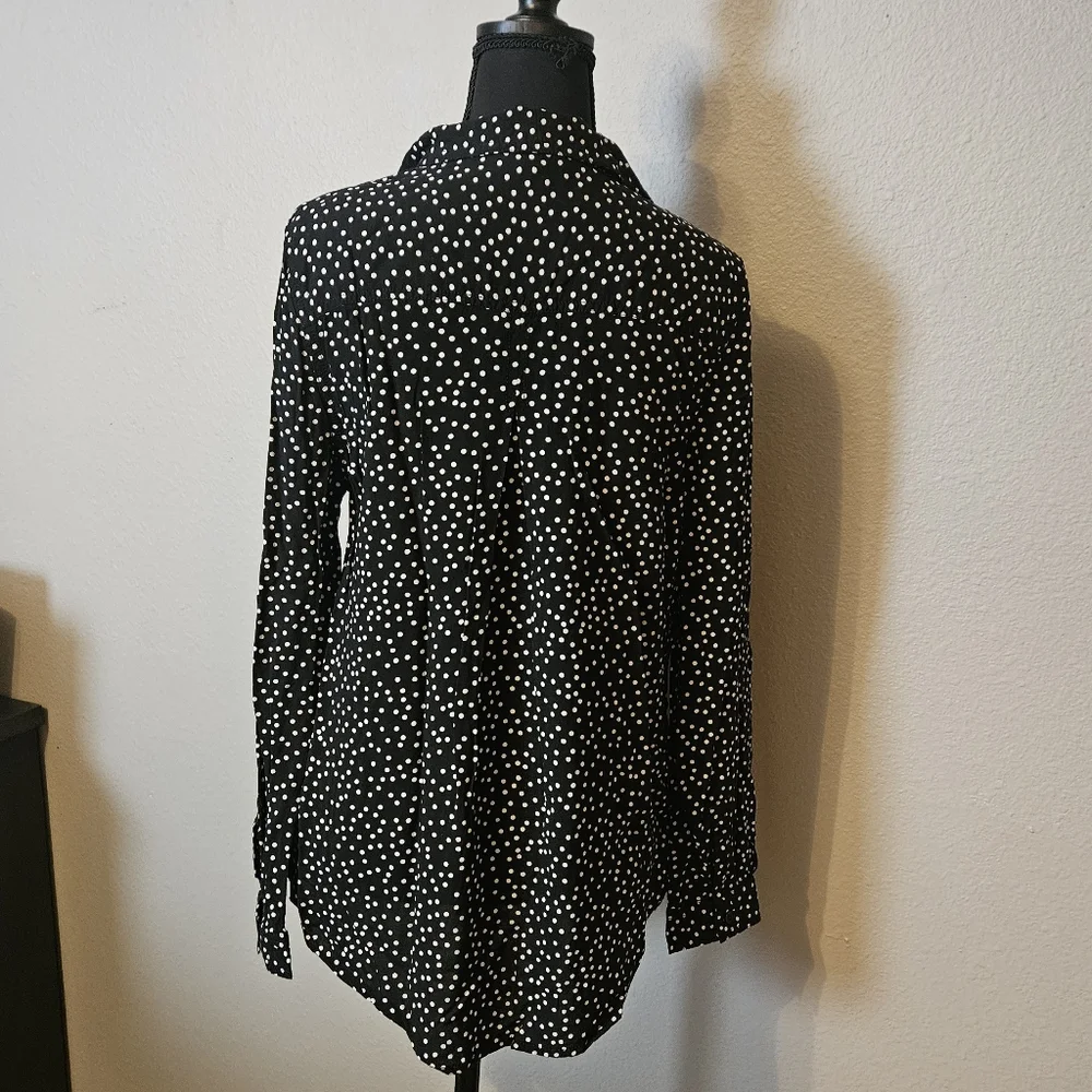 Beachlunchlounge Black Medium Womens Blouse - Picture 6 of 7